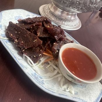 Tha da Petch - Beef Jerky appetizer - Thai Near Me - Leesville, Louisiana Tha da Petch - Beef Jerky appetizer - Thai Near Me - Leesville, Louisiana