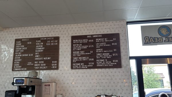 Menu photo 1 Bagel Bear Cedar Park, TX Menu photo 1 Bagel Bear Cedar Park, TX