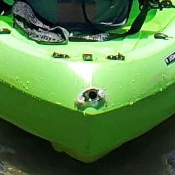Sierra Marina, Inc - Custom drain hole - missing plug.. old crappy kayaks - Boating Near Me - Shaver Lake, California Sierra Marina, Inc - Custom drain hole - missing plug.. old crappy kayaks - Boating Near Me - Shaver Lake, California