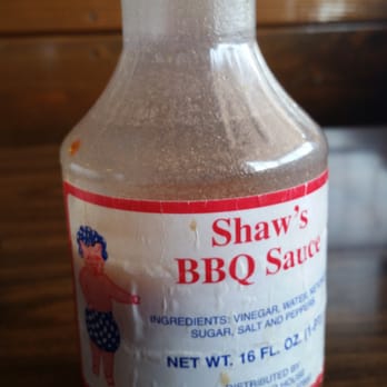 Shaw's Barbecue House - Bottle of sauce. - Barbeque Near Me - Williamston, North Carolina Shaw's Barbecue House - Bottle of sauce. - Barbeque Near Me - Williamston, North Carolina