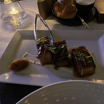 Oscar's Steakhouse - Moose's Glazed Pork Belly - Steakhouses Near Me - Las Vegas, Nevada