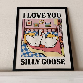 Orange Goose Coffee - I Love You Silly Goose Art Work - Themed Cafes Near Me - Seattle, Washington Orange Goose Coffee - I Love You Silly Goose Art Work - Themed Cafes Near Me - Seattle, Washington