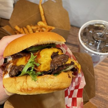 Burger Mania - Atomic Burger Combo - American Near Me - New York, New York Burger Mania - Atomic Burger Combo - American Near Me - New York, New York