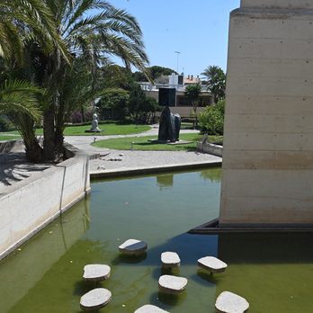 Miró Mallorca Fundació - Garden next to cafe - Art Museums Near Me - Palma, PM