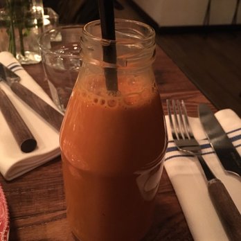 Sla Thai Restaurant - Thai iced tea or yoo hoo I don't know. - Thai Near Me - Montclair, New Jersey Sla Thai Restaurant - Thai iced tea or yoo hoo I don't know. - Thai Near Me - Montclair, New Jersey