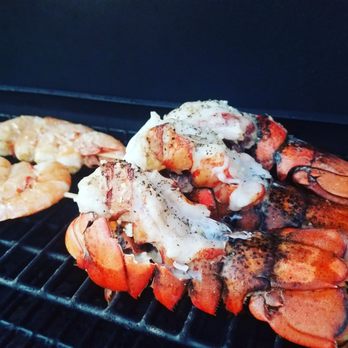 Steve's Produce - Pink shrimp and lobster tail. - Fruits & Veggies Near Me - Palm Harbor, Florida