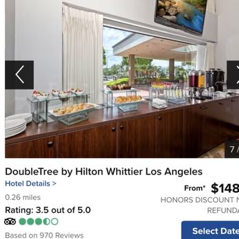 DoubleTree by Hilton Whittier Los Angeles - False  advertisement!    No breakfast here - Hotels Near Me - Whittier, California