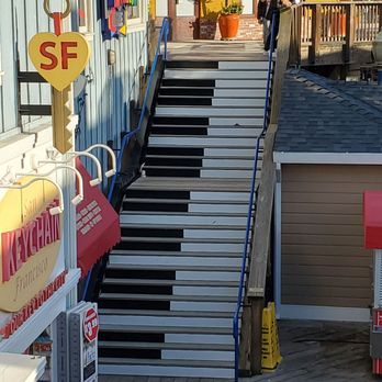 PIER 39 - Musical stairs - Shopping Centers Near Me - San Francisco, California PIER 39 - Musical stairs - Shopping Centers Near Me - San Francisco, California