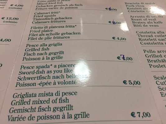 Menu photo 3 Da Mario Genoa, GE