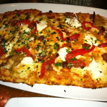 Mimosa Grill - Fennel Sausage Flatbread - Southern Near Me - Charlotte, North Carolina Mimosa Grill - Fennel Sausage Flatbread - Southern Near Me - Charlotte, North Carolina
