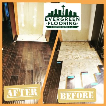 Evergreen flooring and remodeling - before and after - General Contractors Near Me - Everett, Washington Evergreen flooring and remodeling - before and after - General Contractors Near Me - Everett, Washington
