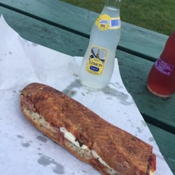 Cavaniolas Kitchen - Panini with mozzarella, roasted tomato, and prosciutto- win!