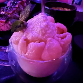 Bangia - Makgeolli infused Bapbingsu lychee Cocktail 막걸리 팥빙수 - Korean Near Me - New York, New York
