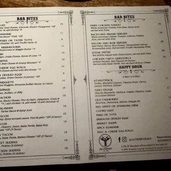 Alchemist Bar & Lounge - Menu July 2026 - Lounges Near Me - San Francisco, California Alchemist Bar & Lounge - Menu July 2026 - Lounges Near Me - San Francisco, California