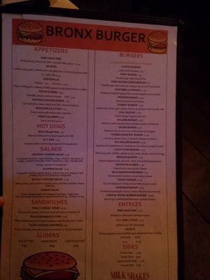 Menu photo 8 The Bronx Burger House Bronx, NY