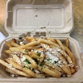 Gyro Stop - Greek fries with oddball tzatziki sauce - Mediterranean Near Me - Mukilteo, Washington Gyro Stop - Greek fries with oddball tzatziki sauce - Mediterranean Near Me - Mukilteo, Washington