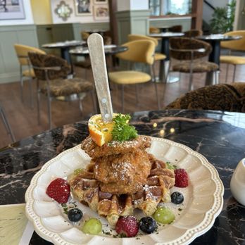 Whisper - sweet and salt (fried chicken with croffle) - Breakfast & Brunch Near Me - San Mateo, California Whisper - sweet and salt (fried chicken with croffle) - Breakfast & Brunch Near Me - San Mateo, California