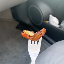 Wrong prepared crispy almond chicken breast Wrong prepared crispy almond chicken breast