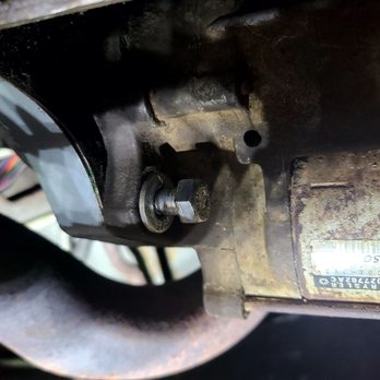 Luke's Alignment & Auto Repair - What I thought was a loose bolt on my starter but was actually the wrong bolt damging the threads on my transmission housing - Auto Repair Near Me - Chesterton, Indiana