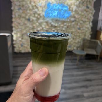Crave Boba - Strawberry Matcha - Bubble Tea Near Me - Garden Grove, California