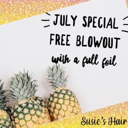 Susie's Hair Salon - July Special