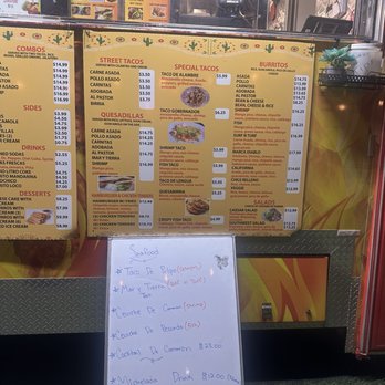 Gaby's Tacos - Menu - Food Trucks Near Me - Oceanside, California