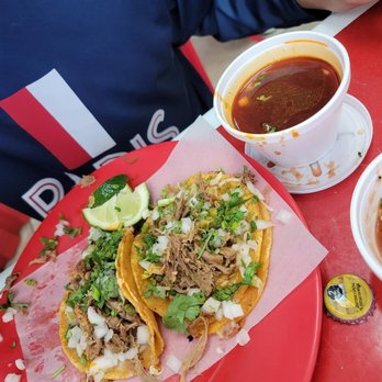 Chilangos Tacos - Birria close up - Tacos Near Me - Dallas, Texas
