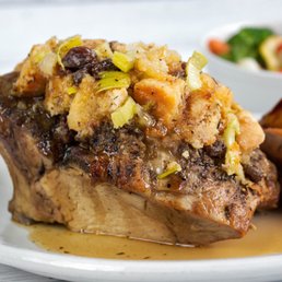 Roasted Stuffed Iowa Pork Chop Roasted Stuffed Iowa Pork Chop