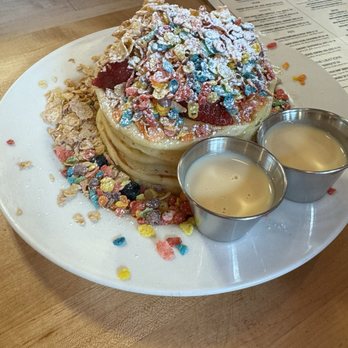 Scratch Kitchen - MILK N' CEREAL PANCAKES - Breakfast & Brunch Near Me - Honolulu, Hawaii