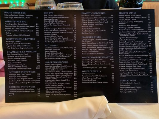 Menu photo 2 Dolce Vita Ristorante Boston, MA
