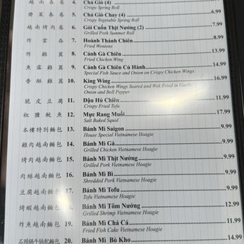 Pho Saigon - Menu - Vietnamese Near Me - Jersey City, New Jersey