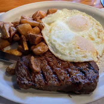 Bud's Pub & Grill - Sirloin and eggs - Pubs Near Me - Dixon, California