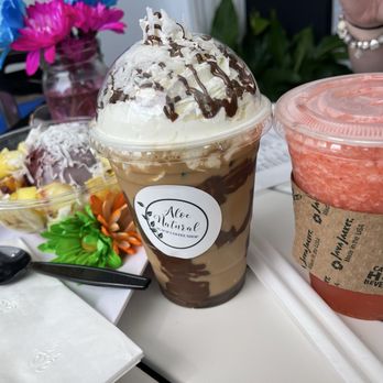 Aloe Natural - Coconut Obsession Coffee and a Taino Bowl. Yes, please. - Coffee & Tea Near Me - Chelsea, Massachusetts Aloe Natural - Coconut Obsession Coffee and a Taino Bowl. Yes, please. - Coffee & Tea Near Me - Chelsea, Massachusetts