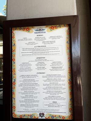 Menu photo 4 Casa Gabriela La Mesa, CA Menu photo 4 Casa Gabriela La Mesa, CA
