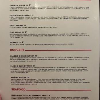 Oceanview Terrace Bar and Grill - menu - Bars Near Me - Daytona Beach, Florida