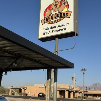 Papa Bears Barbeque - Exterior - Food Trucks Near Me - Apache Junction, Arizona