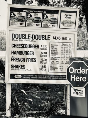 Menu photo 2 In-N-Out Burger Newbury Park, CA