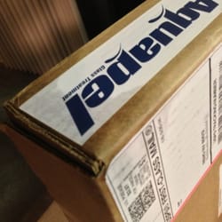 Aquapel - Leaky aquapel shipping box.