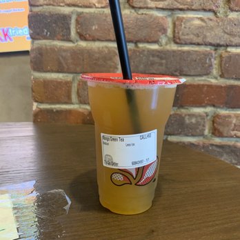 TKK Fried Chicken - Mango Green Tea - Bubble Tea Near Me - Baltimore, Maryland TKK Fried Chicken - Mango Green Tea - Bubble Tea Near Me - Baltimore, Maryland