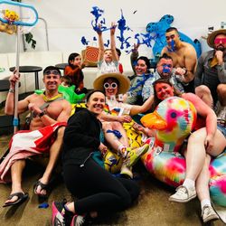 Blue House Fitness - The Open Friday Night Lights Theme: Pool Party!