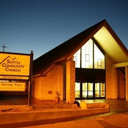 Seattle Community Church - Seattle Community Church, front entrance view.