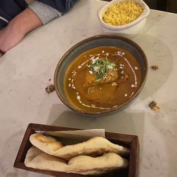 Rooh Columbus - Butter chicken, saffron rice, garlic naan - Indian Near Me - Columbus, Ohio