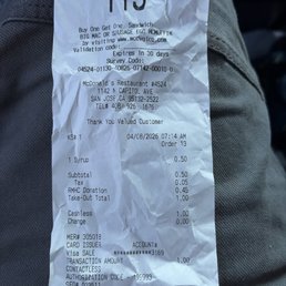 Ridiculous any other location you ask for sauce no issue here they charge u a dollar if you dont have change Ridiculous any other location you ask for sauce no issue here they charge u a dollar if you dont have change