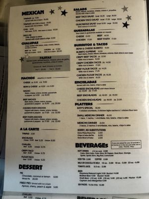 Menu photo 4 Mary's Cafe Strawn, TX