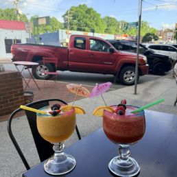 Mango & Strawberry Margaritas