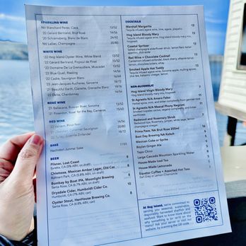 Tony's Seafood Restaurant - 2/22/2025: drink menu - Seafood Near Me - Marshall, California Tony's Seafood Restaurant - 2/22/2025: drink menu - Seafood Near Me - Marshall, California