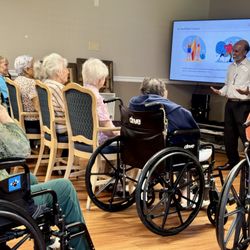 Griswold Home Care for La Jolla - Healthy aging presentation in senior community