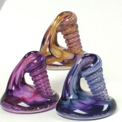 Goldcrafter's Corner - Pen holder paperweights by Hudson glass, gifts under $50
