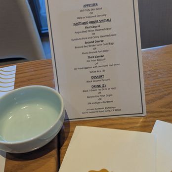 JA Jiaozi - OC Restaurant Week Menu - Dim Sum Near Me - Irvine, California JA Jiaozi - OC Restaurant Week Menu - Dim Sum Near Me - Irvine, California