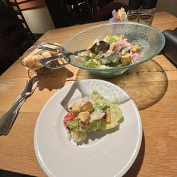 Salad and breadsticks Salad and breadsticks